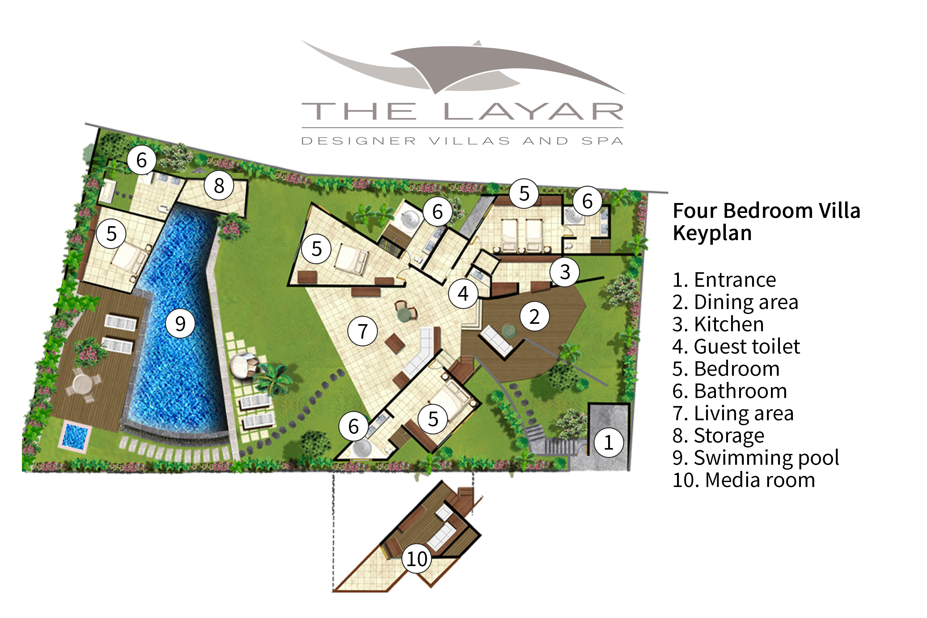 The Layar 4BR - Floorplan